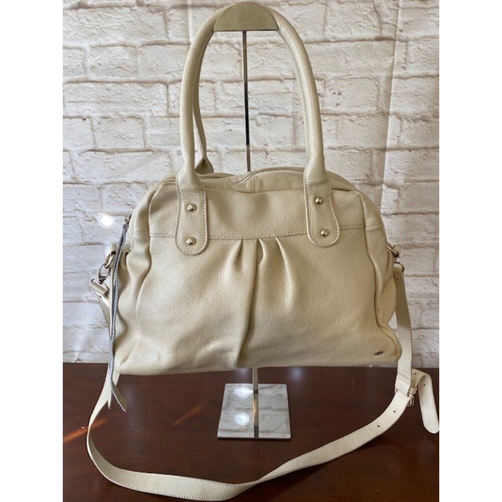 Stephanie Johnson Leather‎ Handbag Ivory leather Bag by Stephanie Johnson
